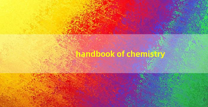 handbook of chemistry